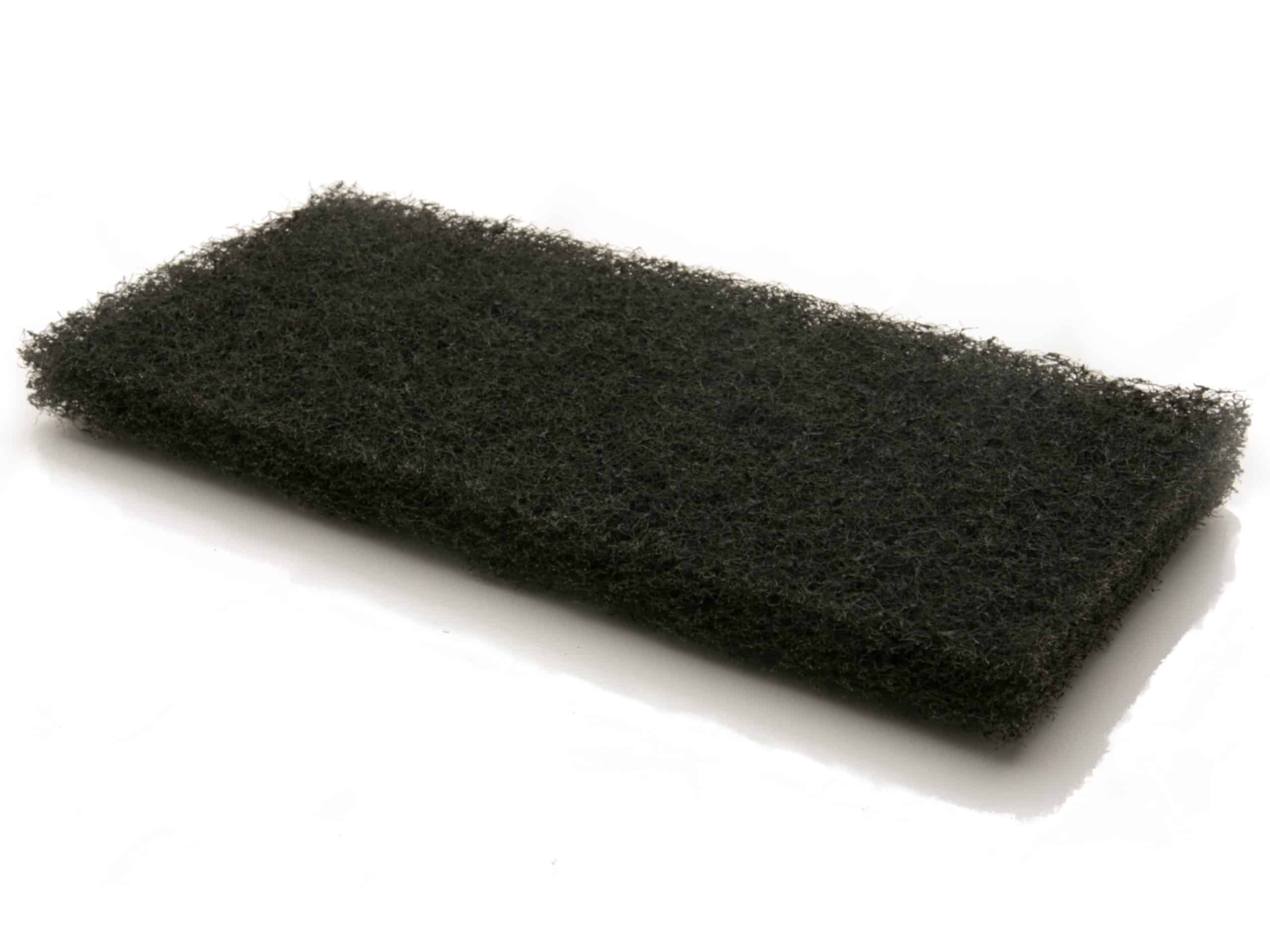 The Simple Scrub black pad is the most abrasive pad.
